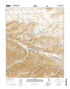 Lake Hughes 2015 topographic map thumbnail
