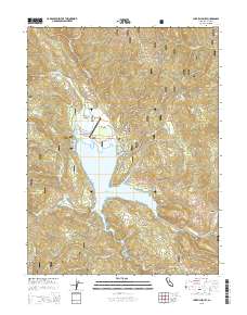 Lake Pillsbury 2015 topographic map thumbnail