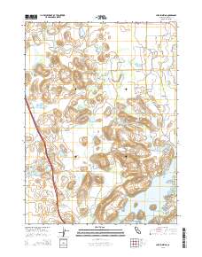 Lake Shastina 2015 topographic map thumbnail