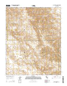 Las Yeguas Ranch 2015 topographic map thumbnail