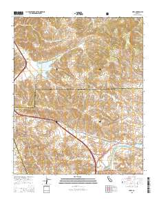 Lebec 2015 topographic map thumbnail