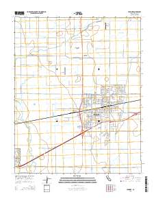 Lemoore 2015 topographic map thumbnail