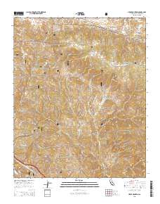 Liebre Mountain 2015 topographic map thumbnail