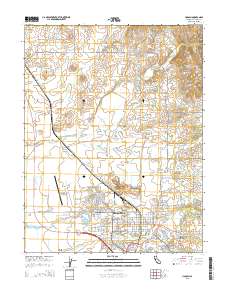 Lincoln 2015 topographic map thumbnail