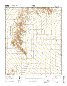 Little Mule Mountains 2015 topographic map thumbnail