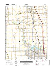 Lodi North 2015 topographic map thumbnail
