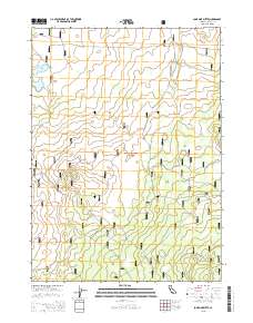 Lone Pine Butte 2015 topographic map thumbnail