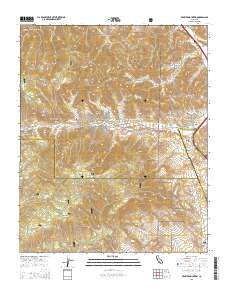 Frazier Mountain 2015 topographic map thumbnail