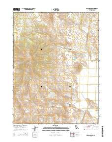 Fredonyer Peak 2015 topographic map thumbnail
