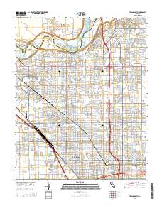 Fresno North 2015 topographic map thumbnail