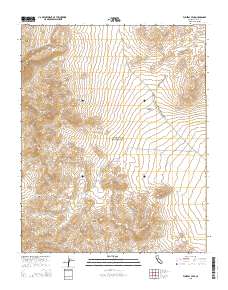 Funeral Peak 2015 topographic map thumbnail