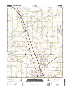 Galt 2015 topographic map thumbnail