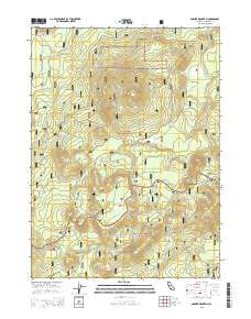 Garner Mountain 2015 topographic map thumbnail