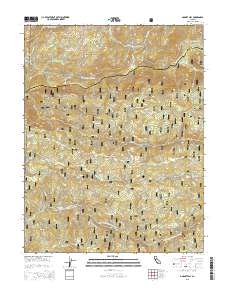 Garnet Hill 2015 topographic map thumbnail
