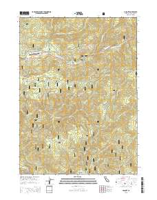 Gasquet 2015 topographic map thumbnail
