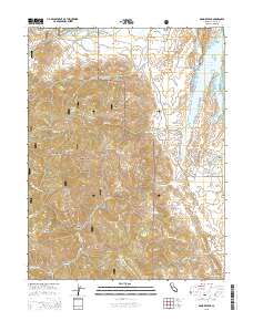 Gilmore Peak 2015 topographic map thumbnail