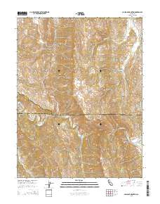 Glascock Mountain 2015 topographic map thumbnail