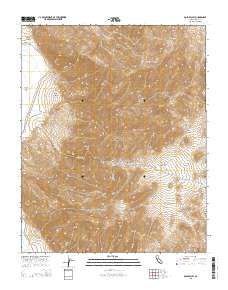Gold Valley 2015 topographic map thumbnail