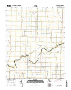 Gravelly Ford 2015 topographic map thumbnail
