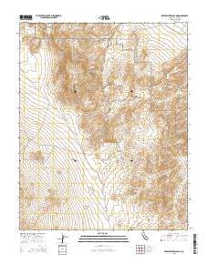 Greenwater Canyon 2015 topographic map thumbnail