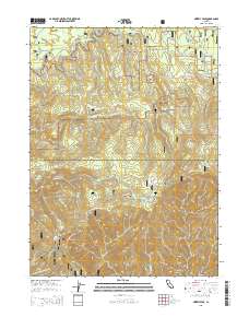 Grizzly Peak 2015 topographic map thumbnail