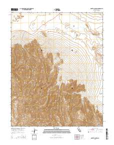 Grotto Canyon 2015 topographic map thumbnail