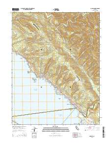Gualala 2015 topographic map thumbnail