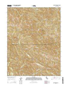 Gube Mountain 2015 topographic map thumbnail