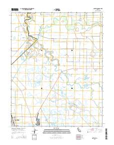 Gustine 2015 topographic map thumbnail