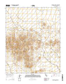 Hackberry Mountain 2015 topographic map thumbnail
