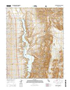 Haiwee Reservoirs 2015 topographic map thumbnail