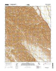 Hames Valley 2015 topographic map thumbnail