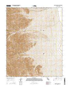 Hanaupah Canyon 2015 topographic map thumbnail