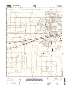Hanford 2015 topographic map thumbnail