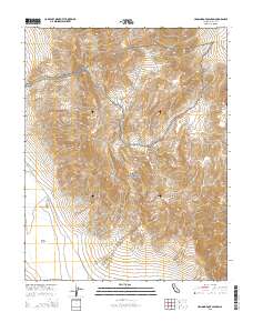 Hanging Rock Canyon 2015 topographic map thumbnail