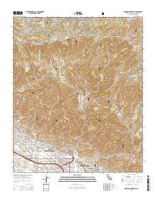 Harrison Mountain 2015 topographic map thumbnail
