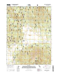 Harvey Mountain 2015 topographic map thumbnail