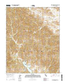 Hernandez Reservoir 2015 topographic map thumbnail