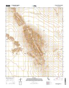 Hidalgo Mountain 2015 topographic map thumbnail