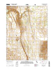Hogback Ridge 2015 topographic map thumbnail