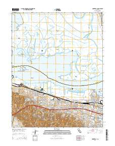 Honker Bay 2015 topographic map thumbnail
