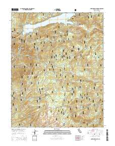 Huntington Lake 2015 topographic map thumbnail
