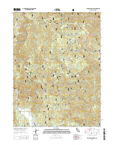 Hyampom Mountain 2015 topographic map thumbnail