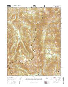 Lost Cannon Peak 2015 topographic map thumbnail