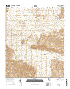 Malapai Hill 2015 topographic map thumbnail