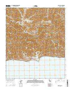 Malibu Beach 2015 topographic map thumbnail
