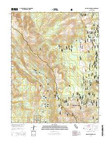 Mammoth Mountain 2015 topographic map thumbnail