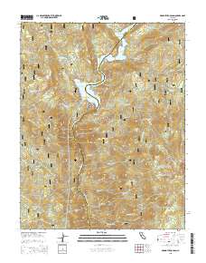 Mammoth Pool Dam 2015 topographic map thumbnail