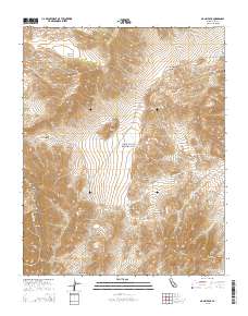 Manly Peak 2015 topographic map thumbnail