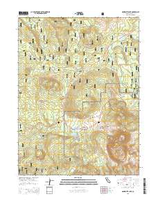 Manzanita Lake 2015 topographic map thumbnail